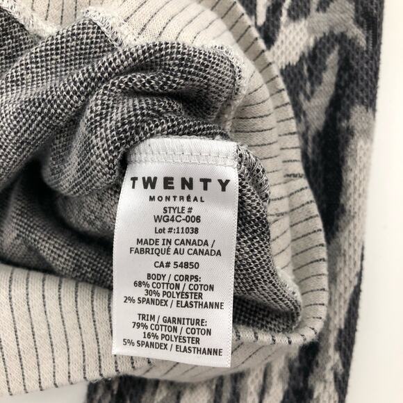 TWENTY Montreal Pollock Hyper Reality Cropped Crewneck Sweatshirt - Picture 8 of 8